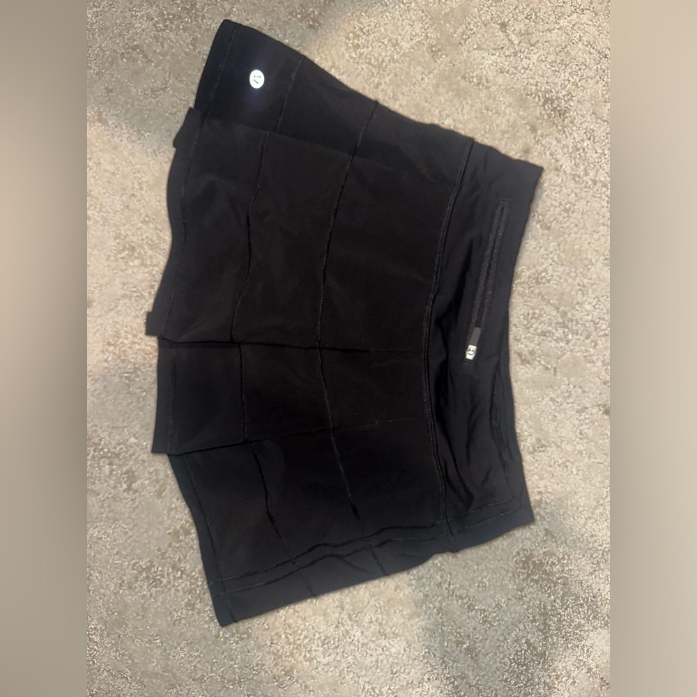 Black Lululemon tennis skirt